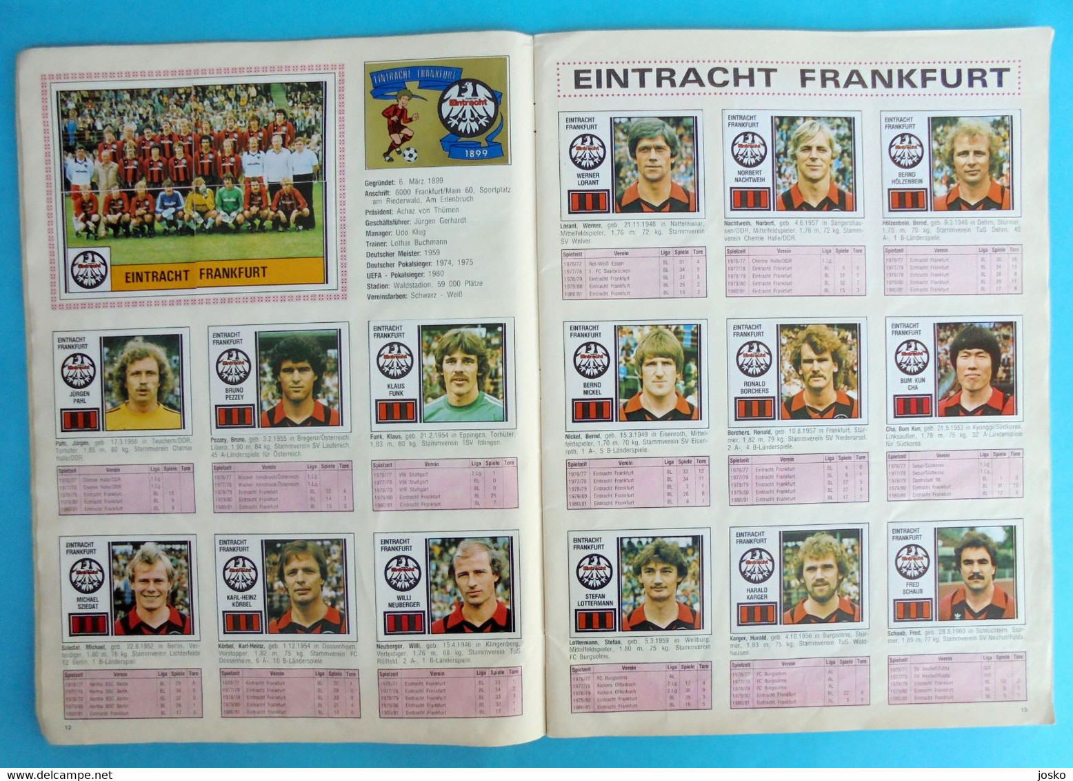 FUSSBALL 81 - Panini old German album * COMPLETE * football soccer calcio foot futbol futebol Germany Deutschland