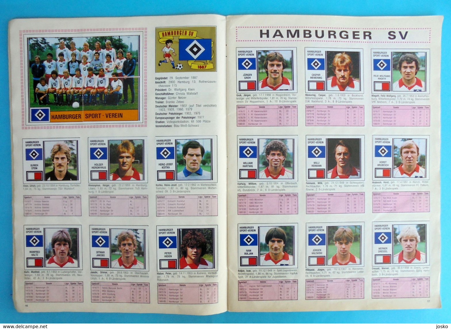 FUSSBALL 81 - Panini old German album * COMPLETE * football soccer calcio foot futbol futebol Germany Deutschland