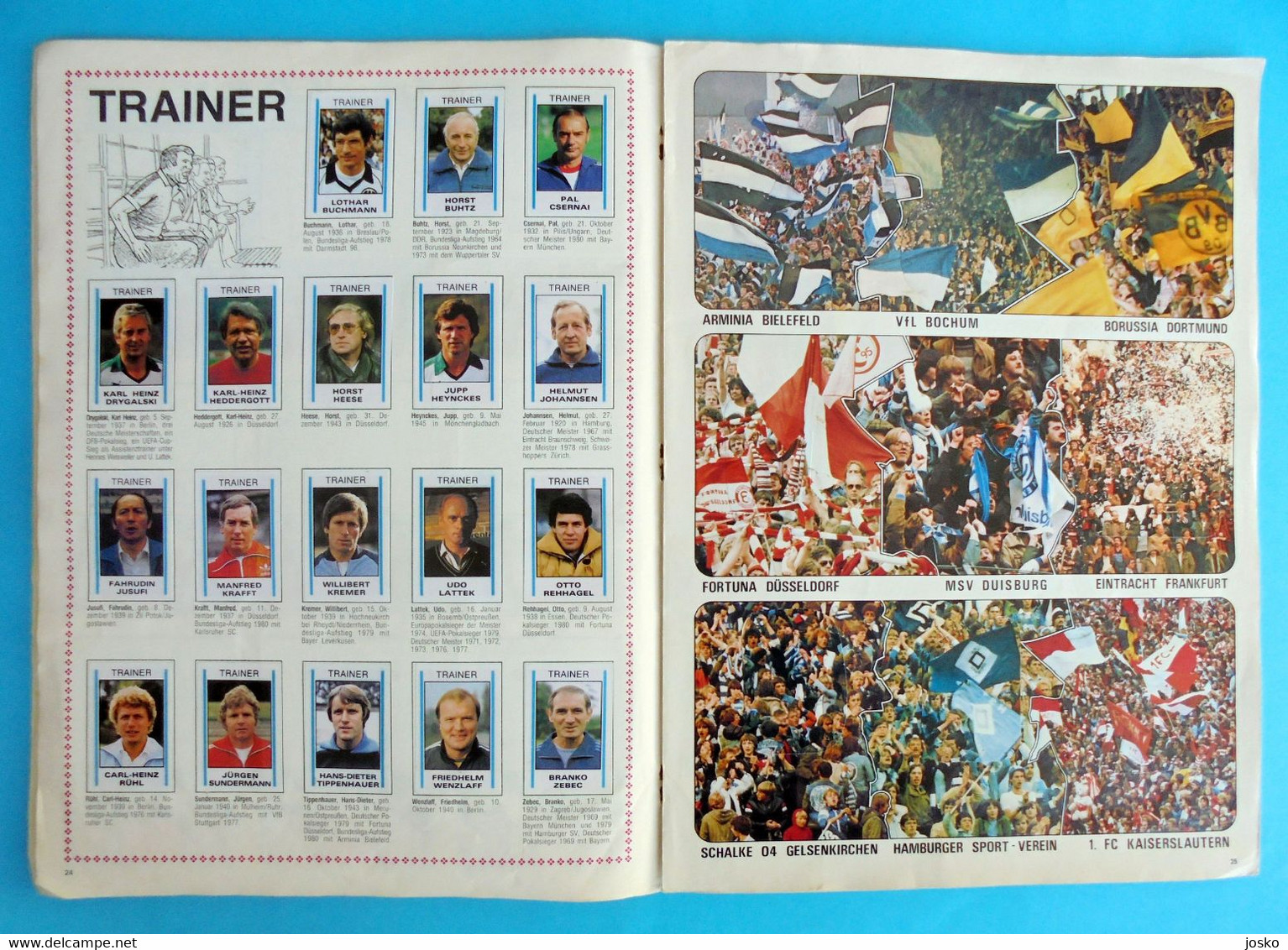 FUSSBALL 81 - Panini old German album * COMPLETE * football soccer calcio foot futbol futebol Germany Deutschland