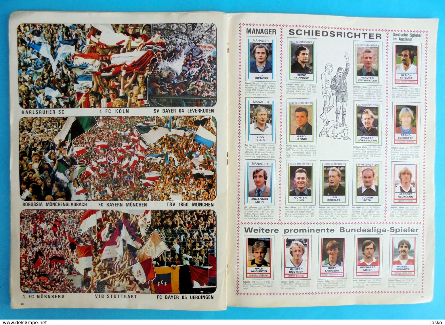 FUSSBALL 81 - Panini old German album * COMPLETE * football soccer calcio foot futbol futebol Germany Deutschland