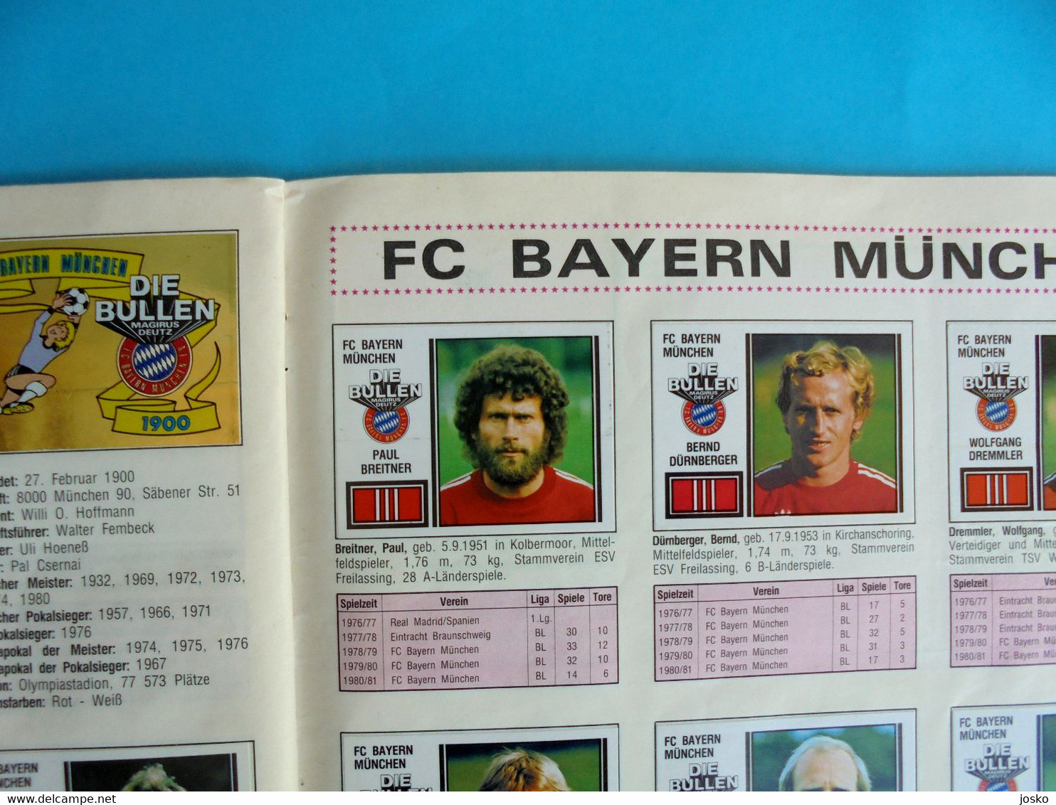 FUSSBALL 81 - Panini old German album * COMPLETE * football soccer calcio foot futbol futebol Germany Deutschland