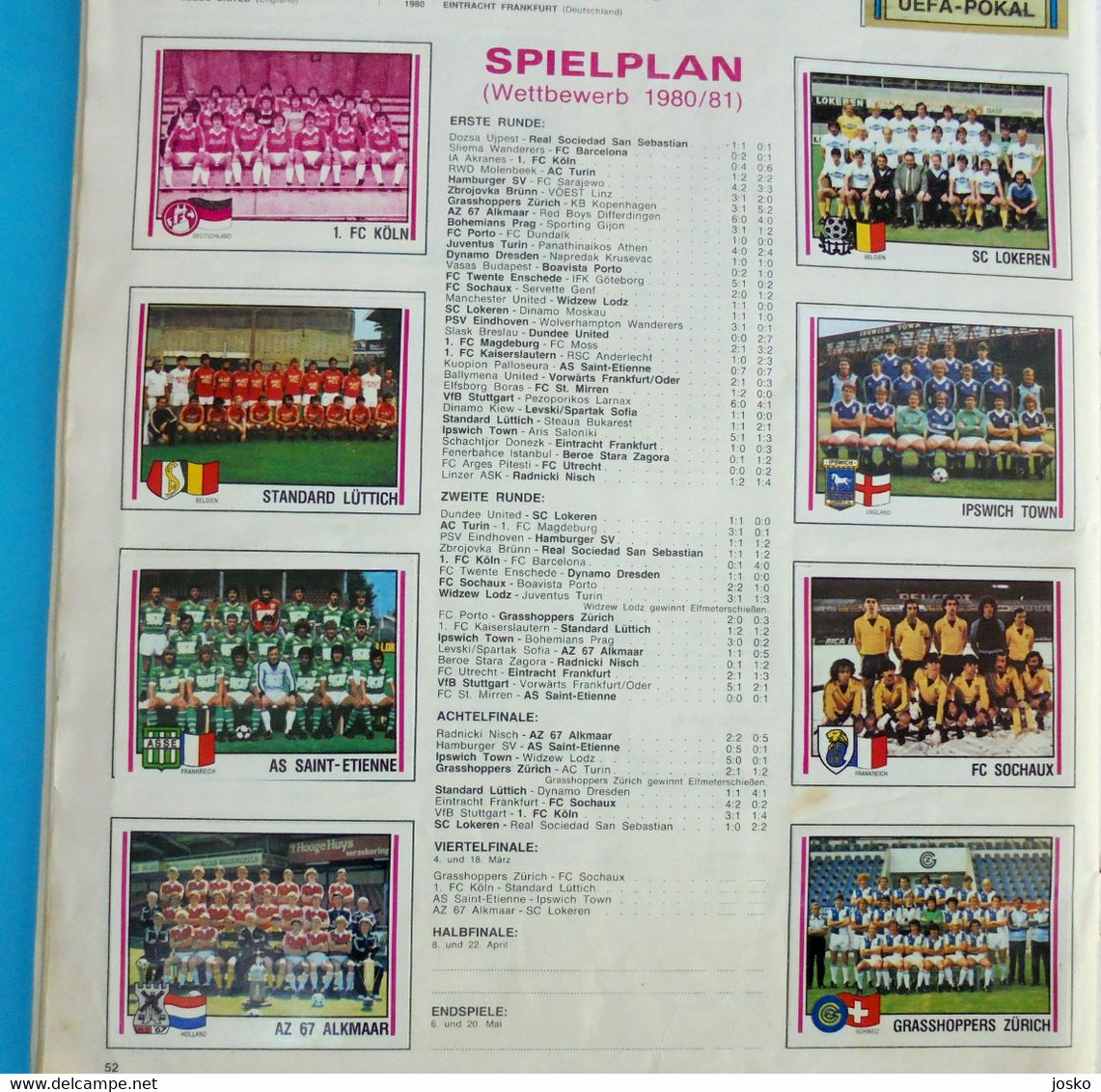 FUSSBALL 81 - Panini old German album * COMPLETE * football soccer calcio foot futbol futebol Germany Deutschland