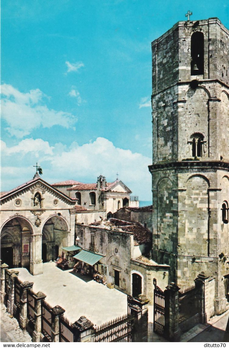 Monte S.angelo - Foggia - Basilica Di S.michele - Prospettiva - Campanile - Formato Grande Non Viaggiata – FE190 - Foggia