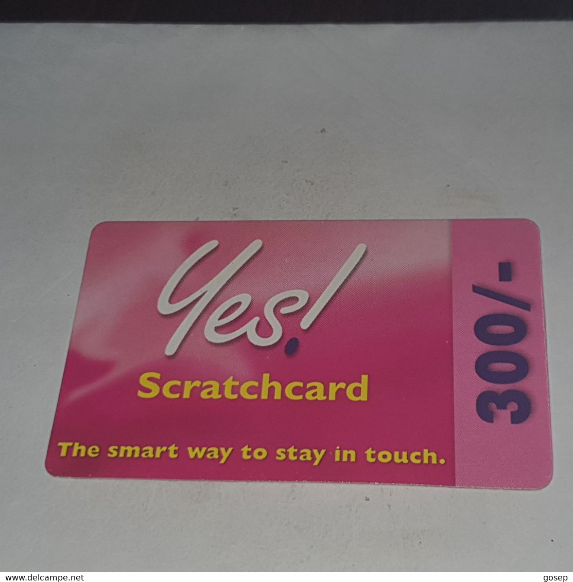 Kenya-(ke-ken-ref-0002A)-yes Scratchcard-(21)(KSh300)(21965806089130)-(look Out Side)-used Card+1card Prepiad Free - Kenya