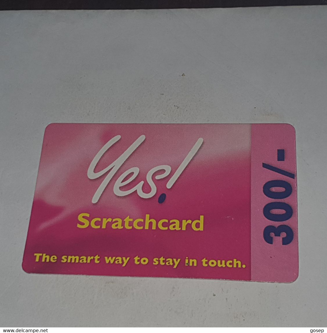 Kenya-(ke-ken-ref-0002A/1)-yes Scratchcard-(22)(KSh300)(22078889433222)-(look Out Side)-used Card+1card Prepiad Free - Kenya