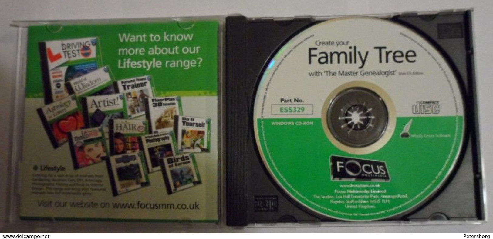 Create Your Family Tree With "the Master Genealogist" - CD