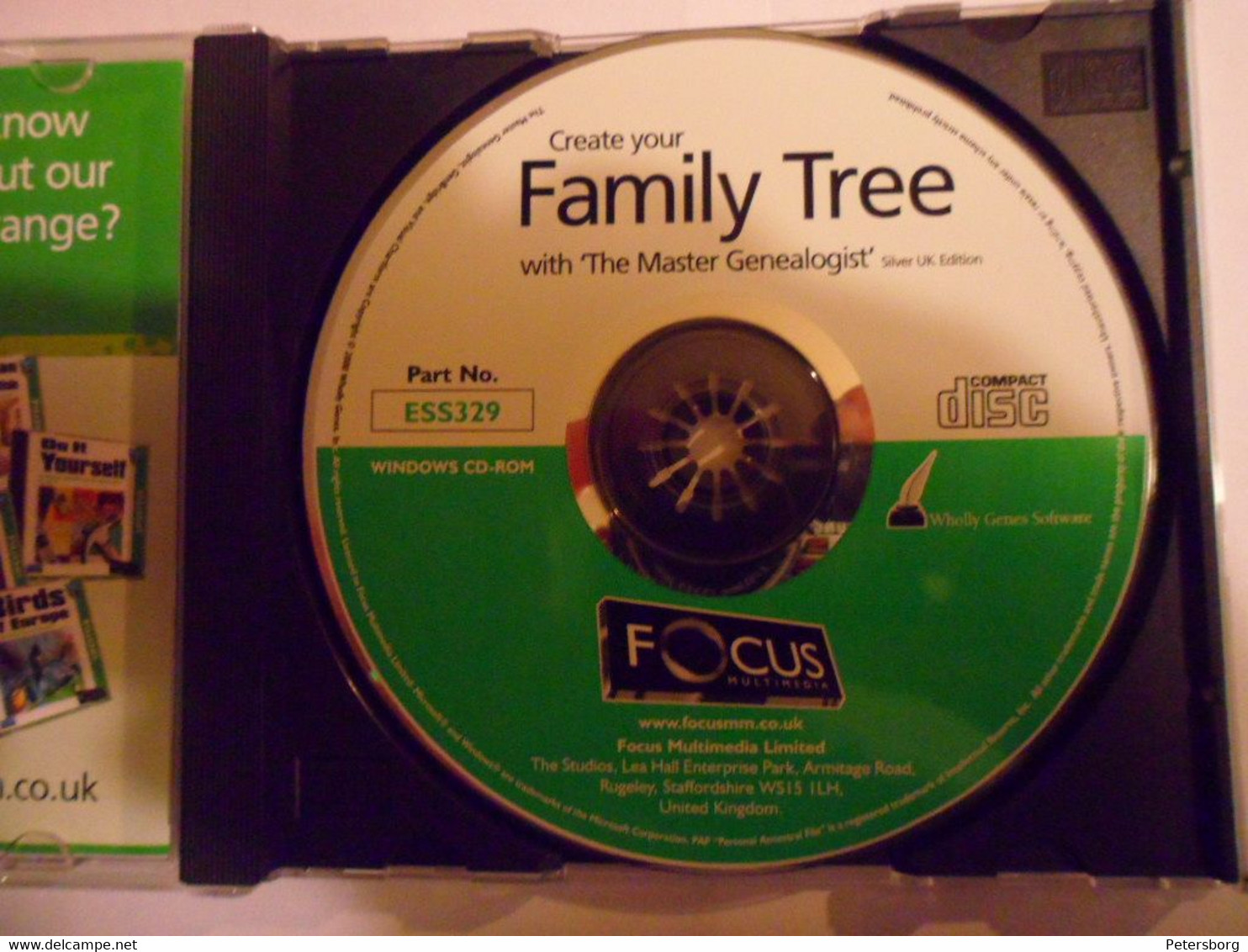 Create Your Family Tree With "the Master Genealogist" - CD