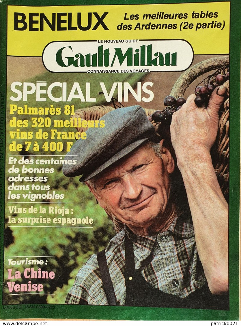 GAULT ET MILLAU Septembre 1981 - Culinaria & Vinos