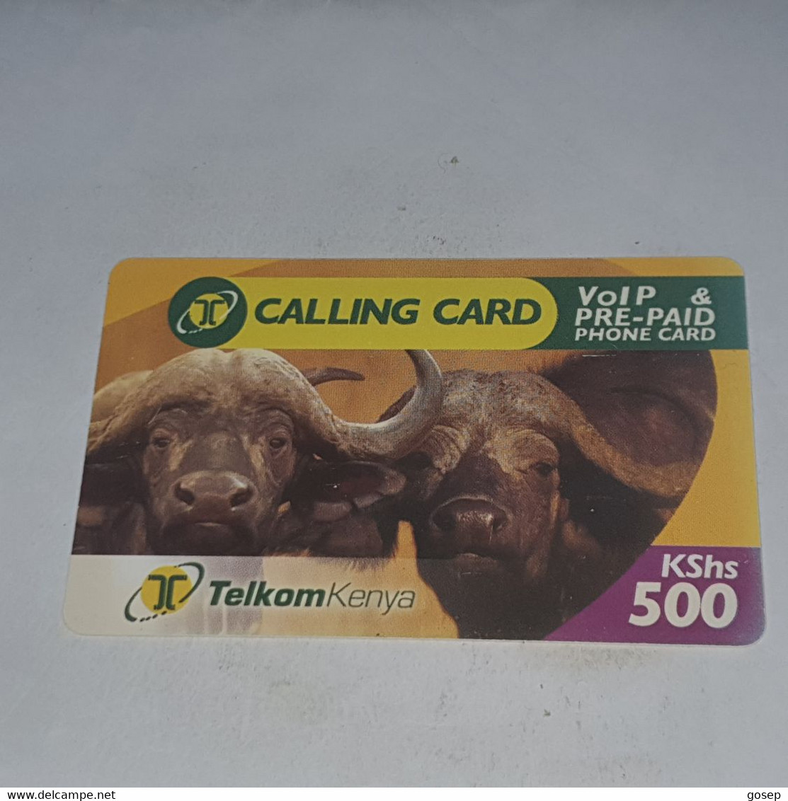 Kenya-(ke-tke-rem-006-080719)-buffaloes-(38)(500kshs)(0791-9780-5784-26482)(19/7/2008)-used Card+1card Prepiad Free - Kenia