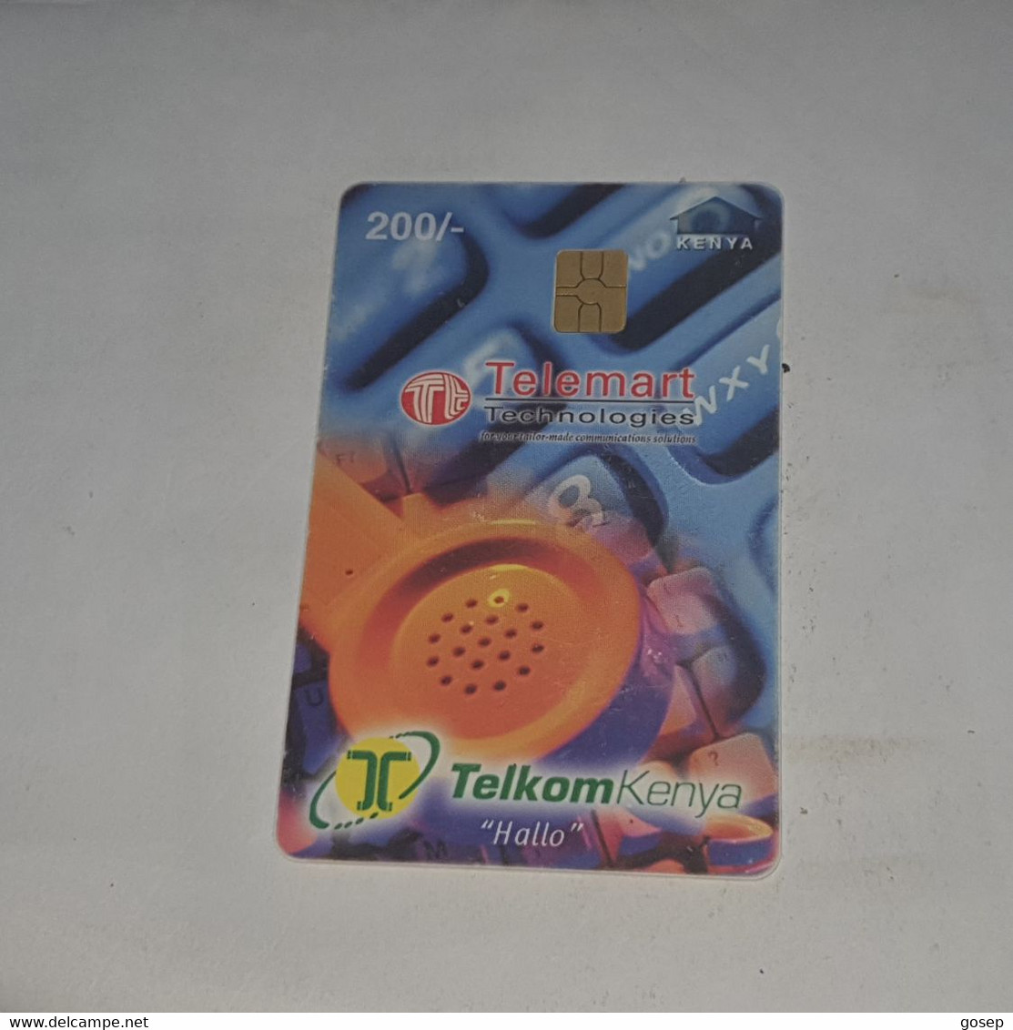 Kenya-(KEN-17)-handset-(45)(200kshs)(0200--0669352)(31/12/2000)-used Card+1card Prepiad Free - Kenya