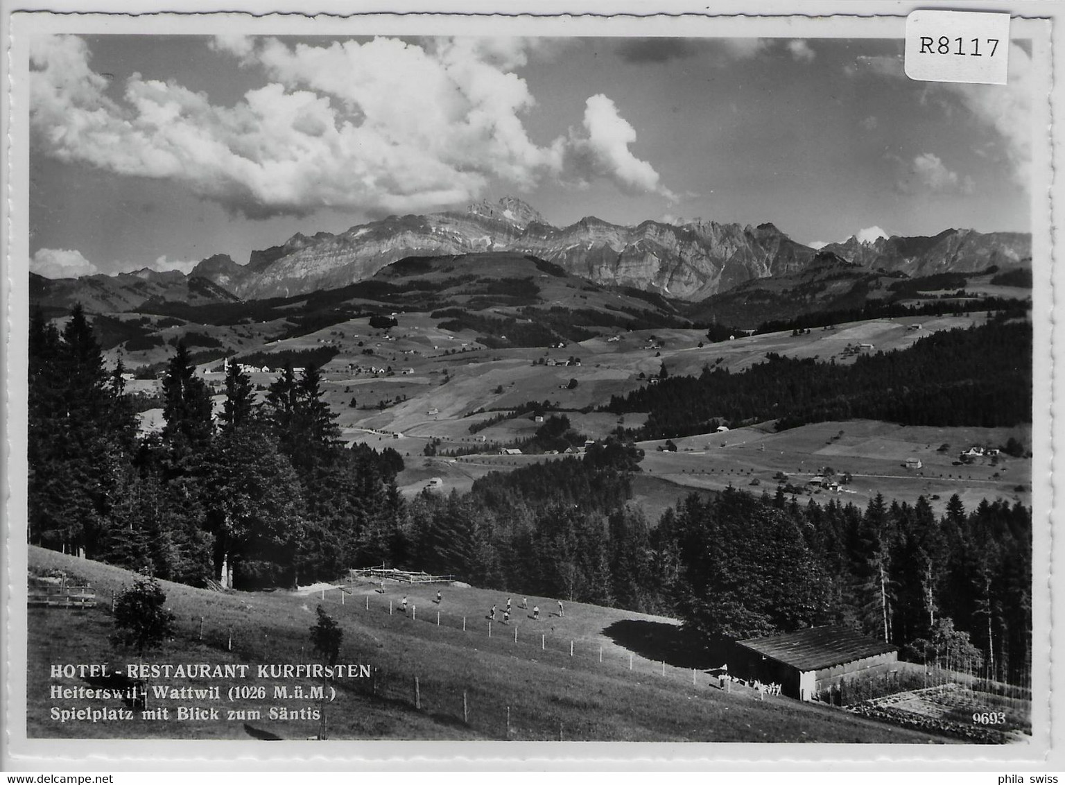 Hotel-Restaurant Kurfirsten - Heiterswil-Wattwil - Spielplatz Mit Blick Zum Säntis - Wattwil