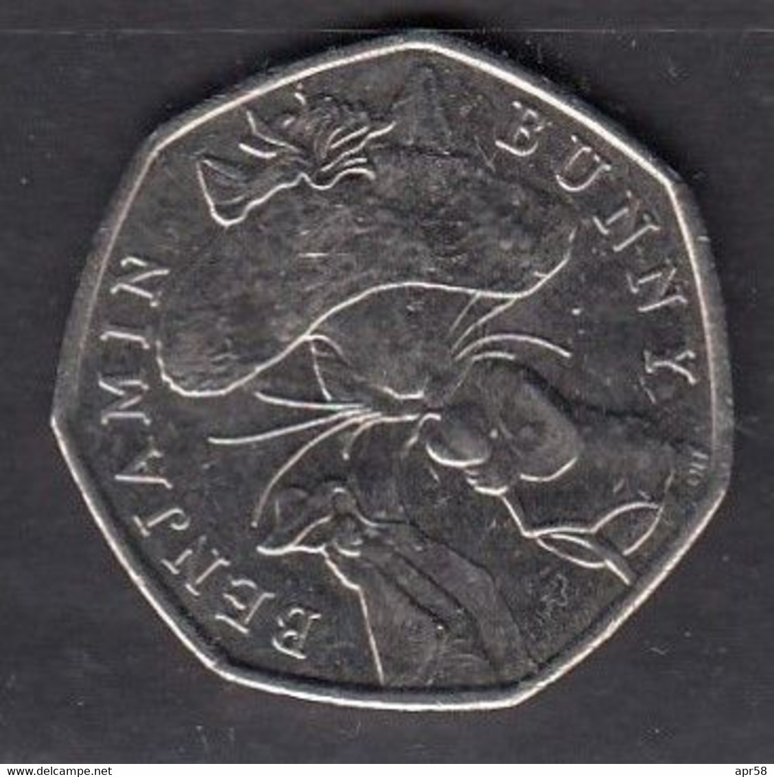 2017 50p Bunny Bemjamin - 50 Pence