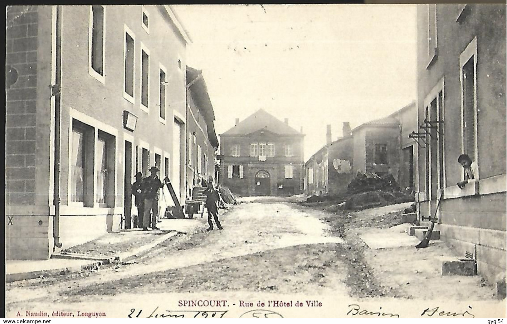 Spincourt  Rue De L' Hôtel De Ville - Spincourt