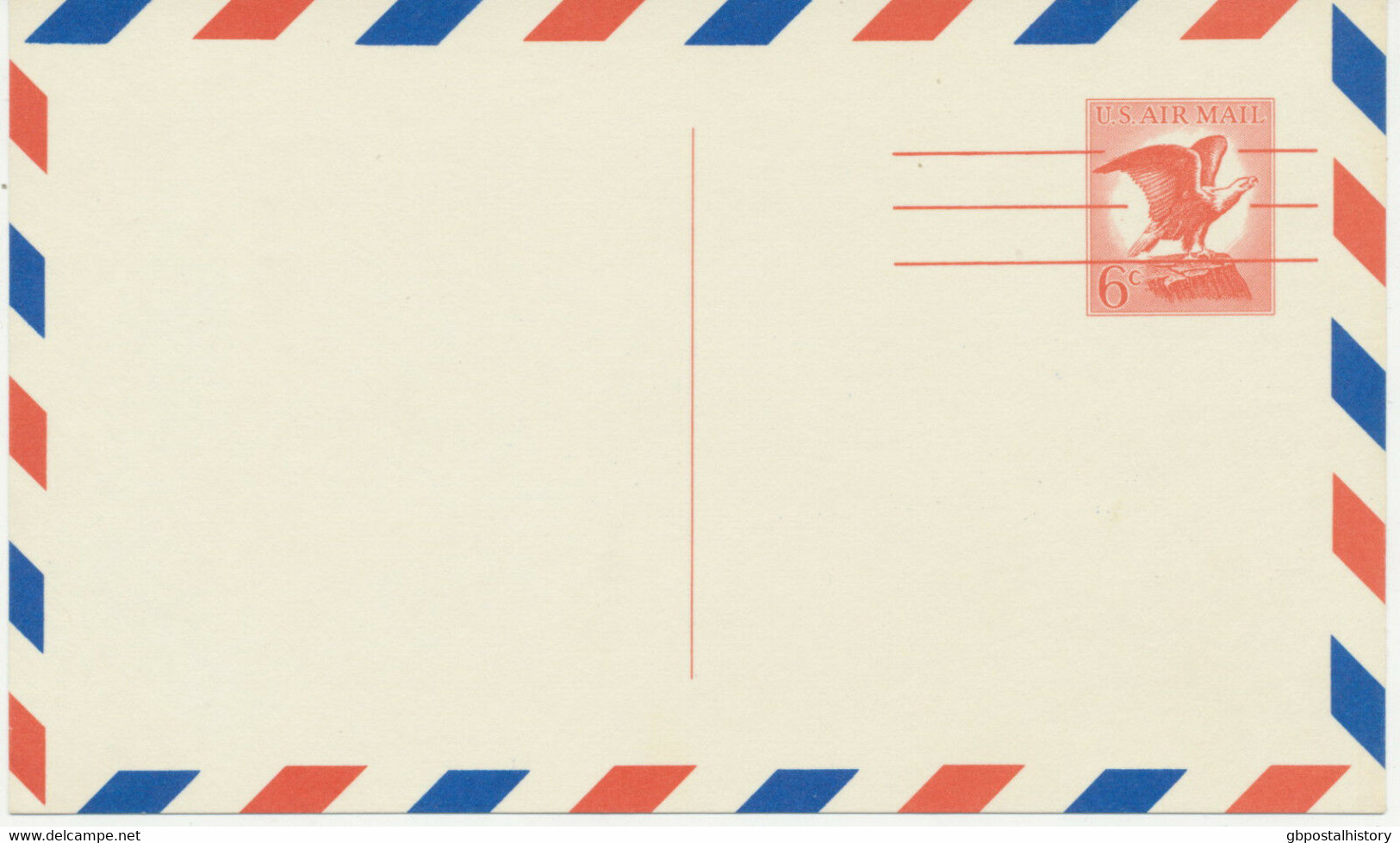 USA 1963, 6 C Bald Eagle Superb Mint Precancelled Style Air Mail Postal Stationery Postcard - 2c. 1941-1960 Lettres