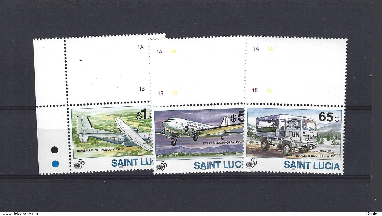 SAINT LUCIA THEME AVION AVIATION - Aerei