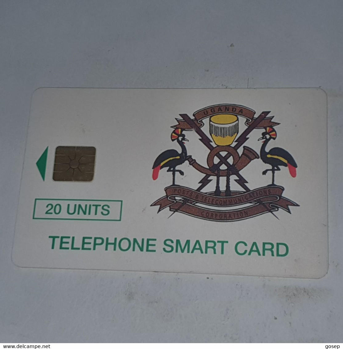 Uganda-(UG-08)-telecom Logo-(7)-(20units)-(?)-(look Out Side And Chip)+1card Prepiad/gift Free - Oeganda