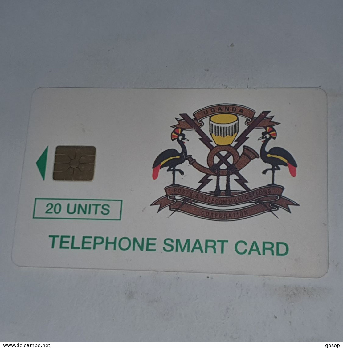 Uganda-(UG-08)-telecom Logo-(7)-(20units)-(?)-(look Out Side And Chip)+1card Prepiad/gift Free - Uganda