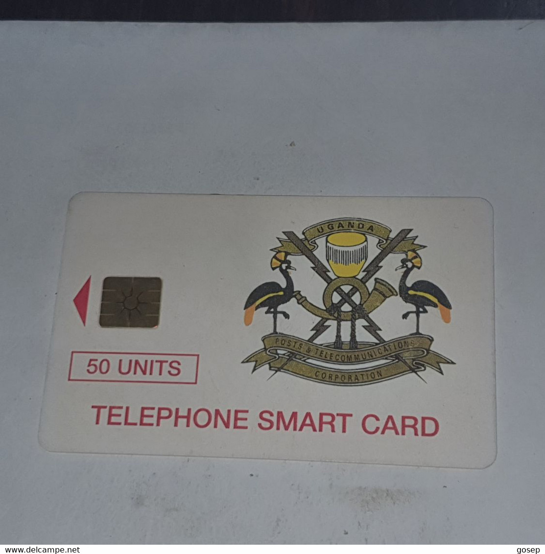 Uganda-(UG-12B)-telecom Logo-(8)-(50units)-(?)-(look Out Side And Chip)+1card Prepiad/gift Free - Uganda
