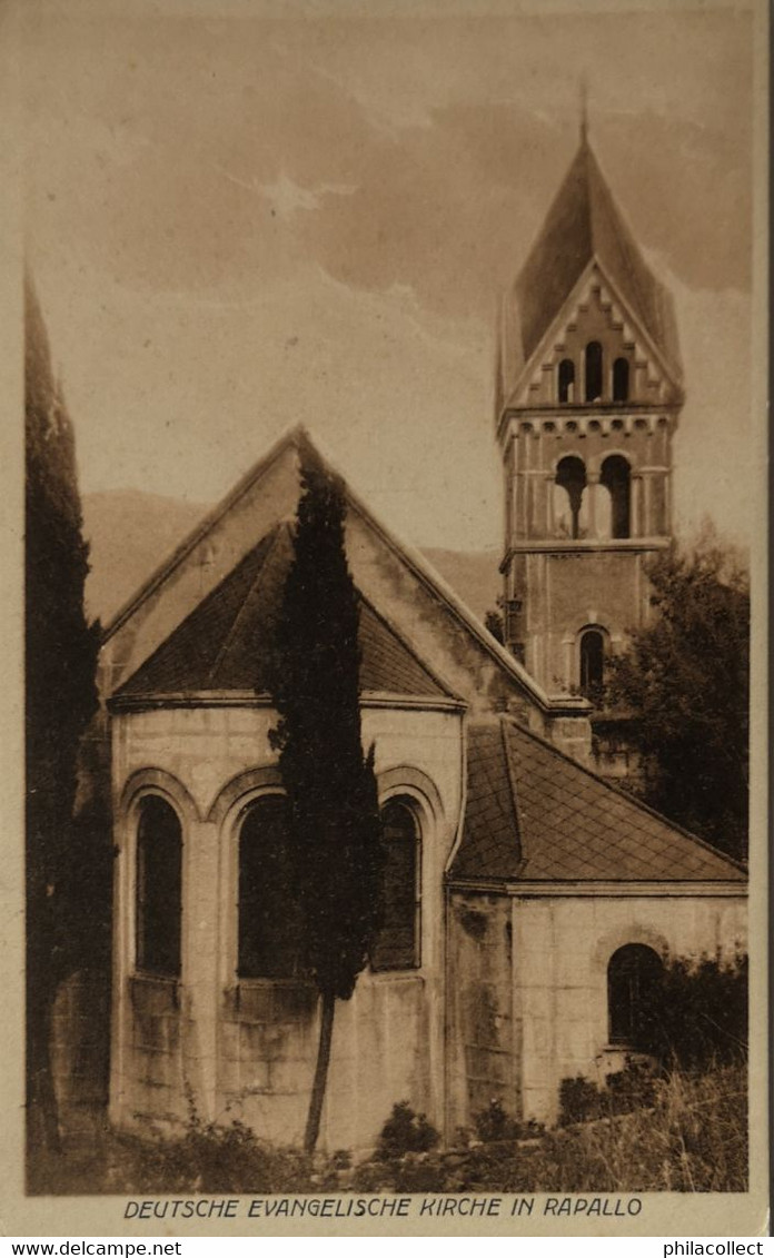 Rapallo (Genua) Deutsche Evangelische Kitche In. 19?? Foto G. Guazzi - Otros & Sin Clasificación