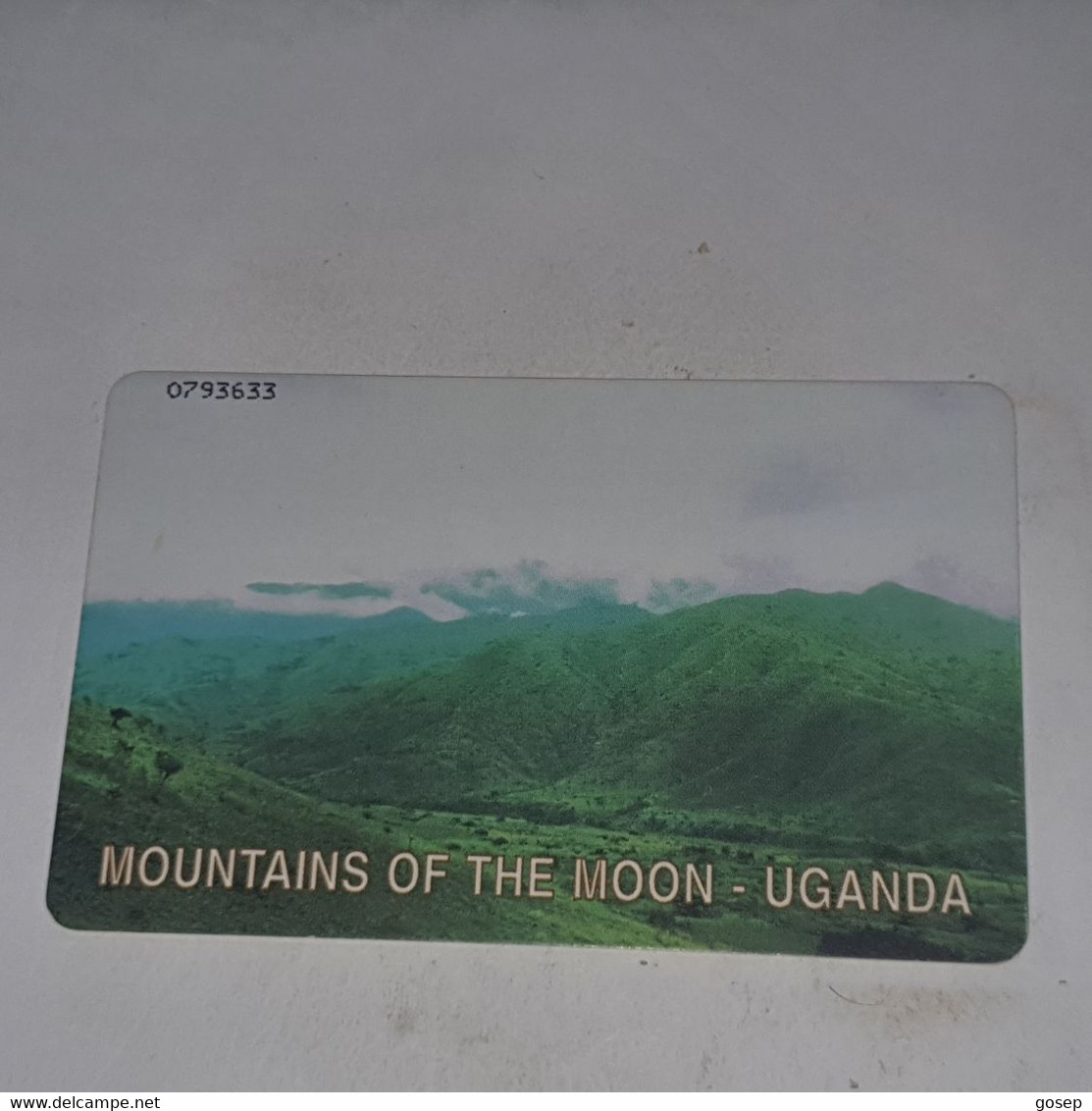 Uganda-(UG-19)mountains Of The Moon(10)(10units)0793633(tirage-200.000)(look Out Side And Chip)+1card Prepiad/gift Free - Ouganda