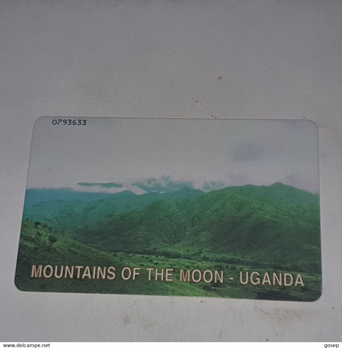 Uganda-(UG-19)mountains Of The Moon(10)(10units)0793633(tirage-200.000)(look Out Side And Chip)+1card Prepiad/gift Free - Uganda
