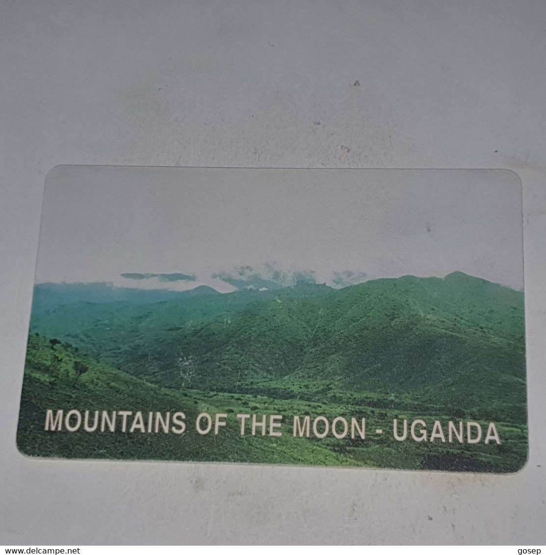 Uganda-(UG-20A)mountains Of The Moon(11)(10units)-(tirage-200.000)(look Out Side And Chip)+1card Prepiad/gift Free - Uganda