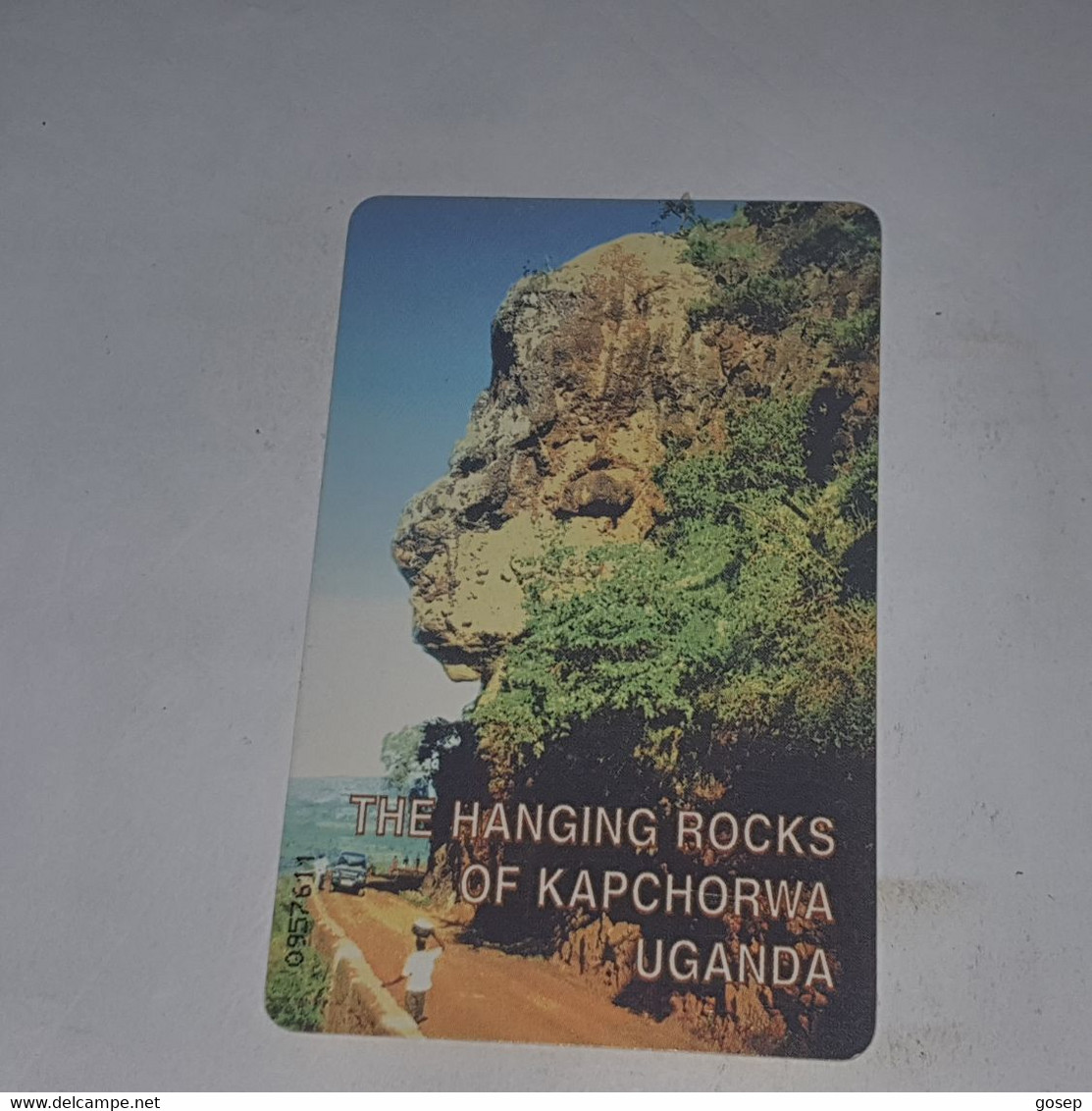 Uganda-(UG-21)-the Hanging Rocks Of Kapcho(13)(20units)-(tirage-150.000)(look Out Side And Chip)+1card Prepiad/gift Free - Uganda