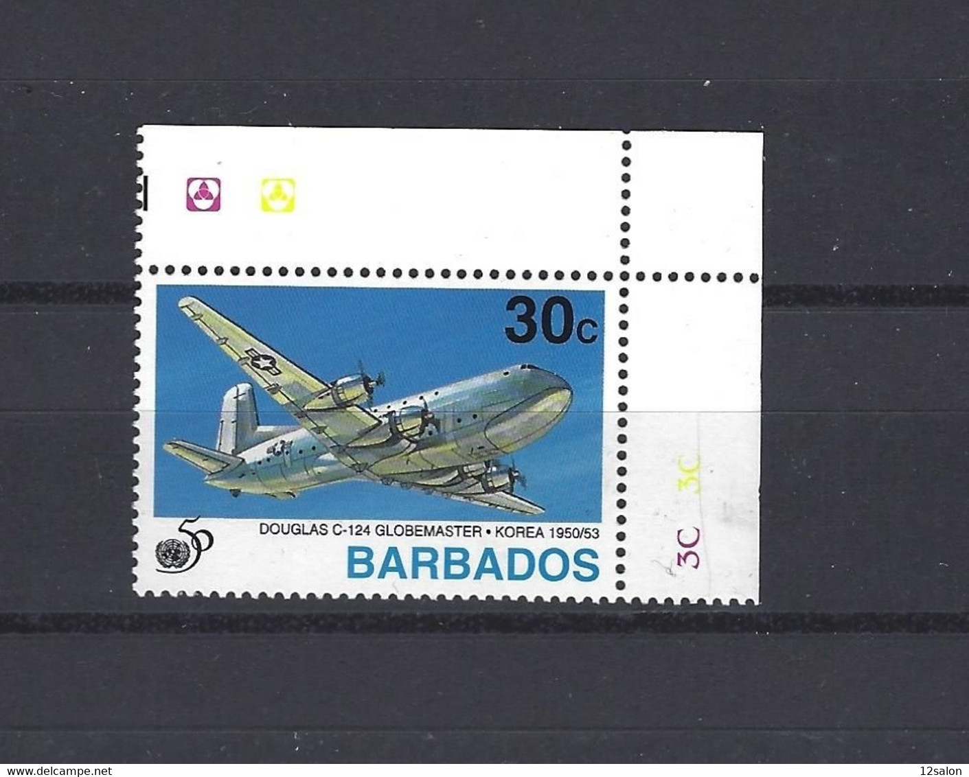 BARBADOS THEME AVION AVIATION - Airplanes