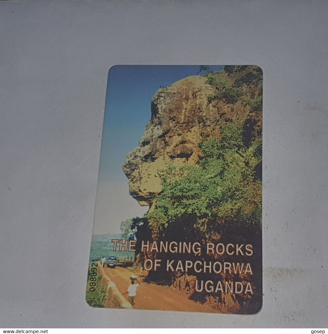 Uganda-(UG-21/1)-the Hanging Rocks Of Kapcho(14)(20units)(tirage-150.000)(look Out Side And Chip)1card Prepiad/gift Free - Uganda