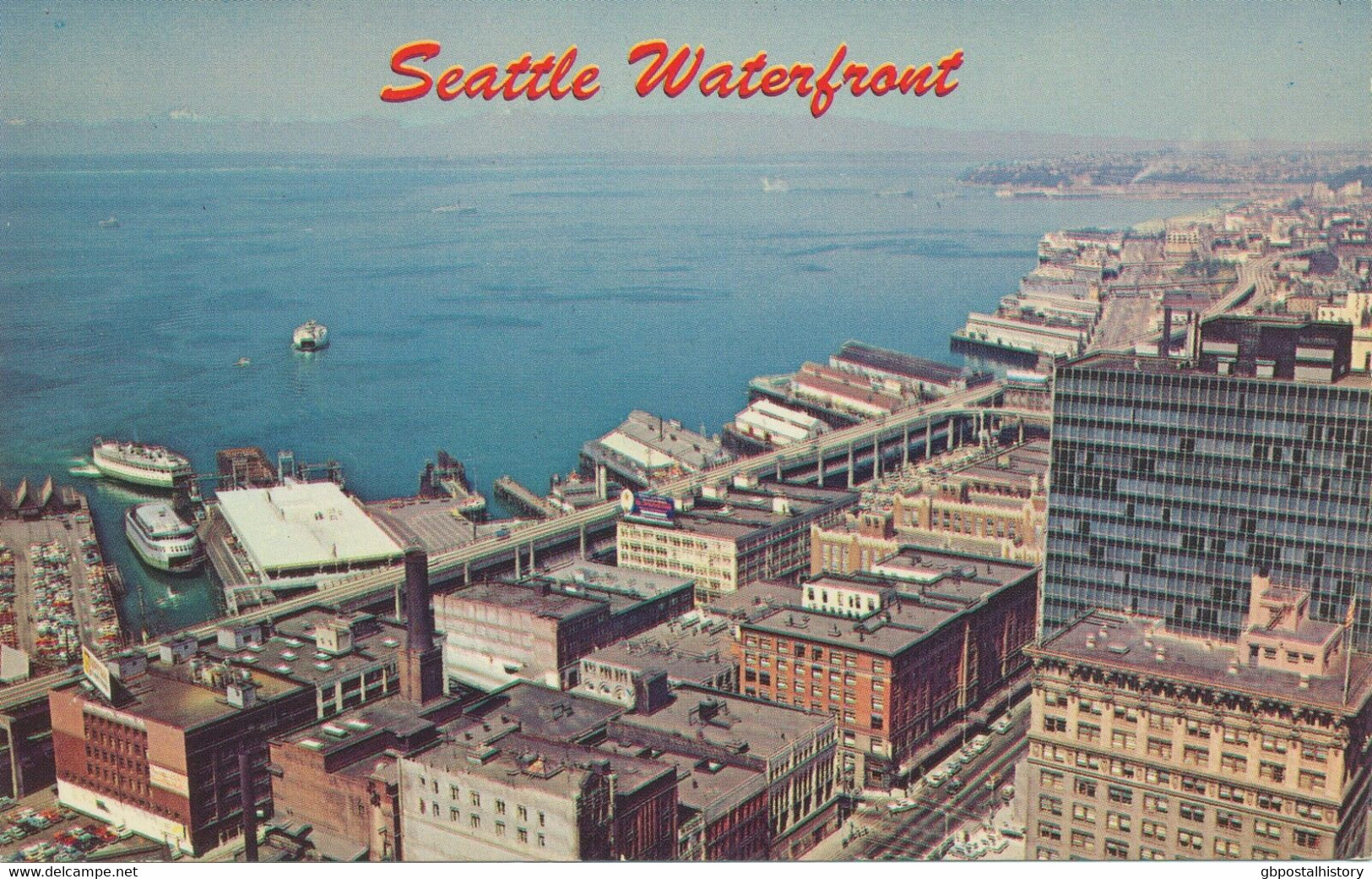 USA Ca. 1970 Superb Mint Coloured Pc „SEATTLE Waterfront, WASHINGTON“ - Seattle