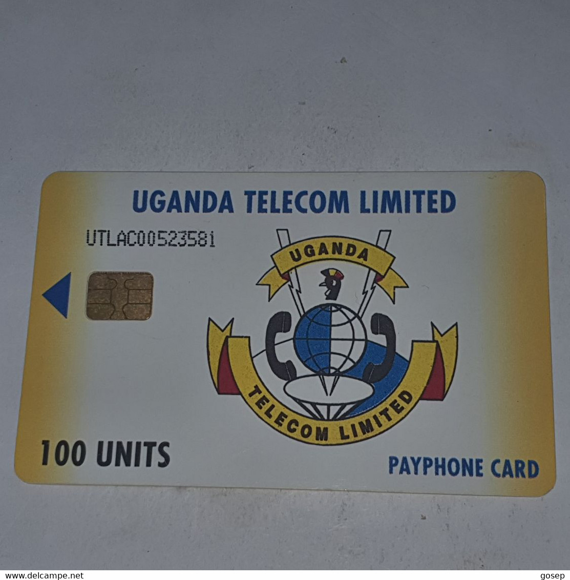 Uganda-(UGA-UT-04/2)Utl Logo-(28)(100units)(UTLAC00523581)(look Out Side And Chip)-used Card+1card Prepiad/gift Free - Oeganda