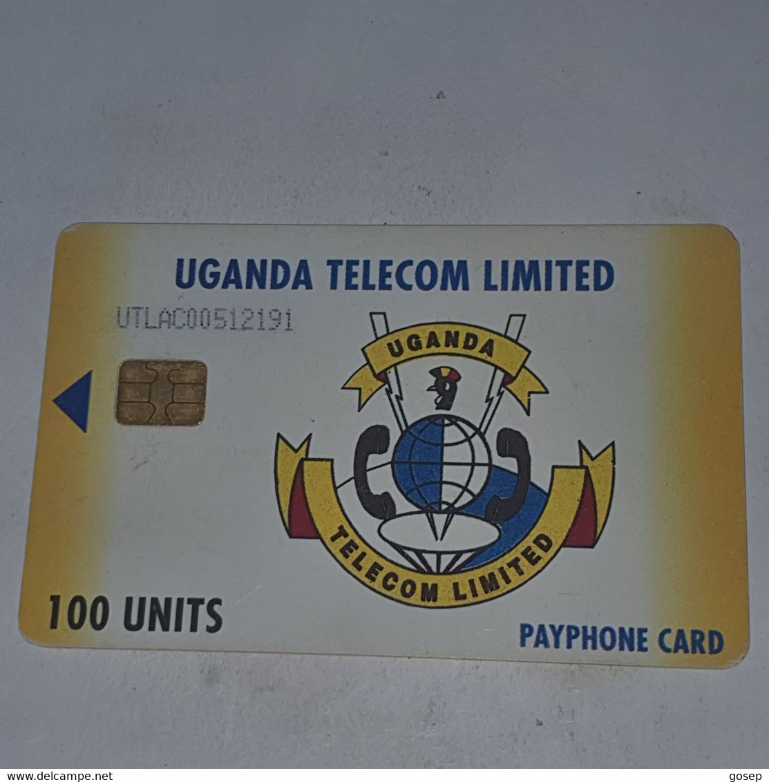Uganda-(UGA-UT-04/3)Utl Logo-(29)(100units)(UTLAC00512191)(look Out Side And Chip)-used Card+1card Prepiad/gift Free - Oeganda