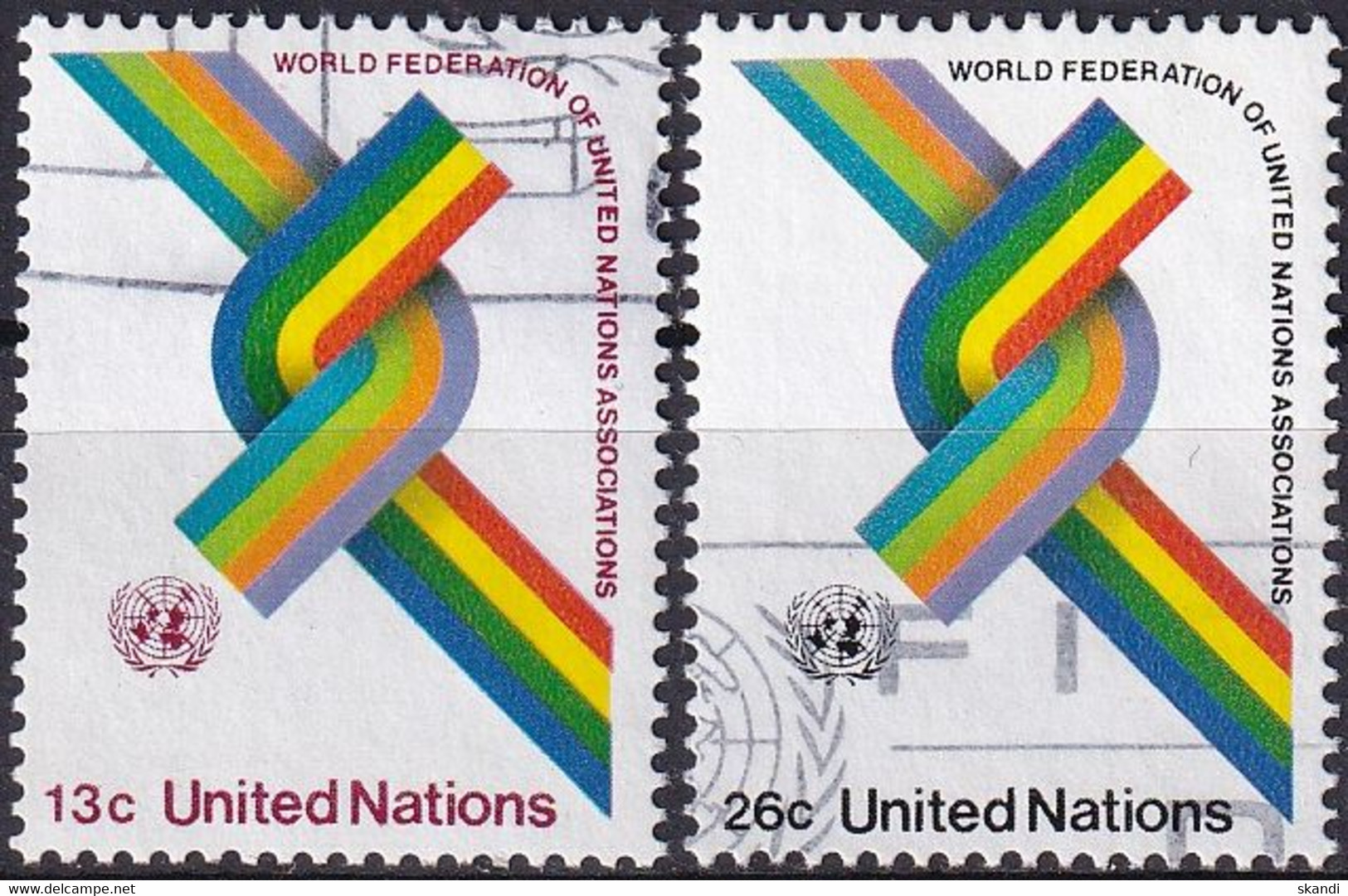 UNO NEW YORK 1976 Mi-Nr. 293/94 O Used - Aus Abo - Used Stamps