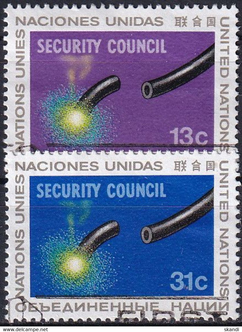 UNO NEW YORK 1977 Mi-Nr. 307/08 O Used - Aus Abo - Used Stamps