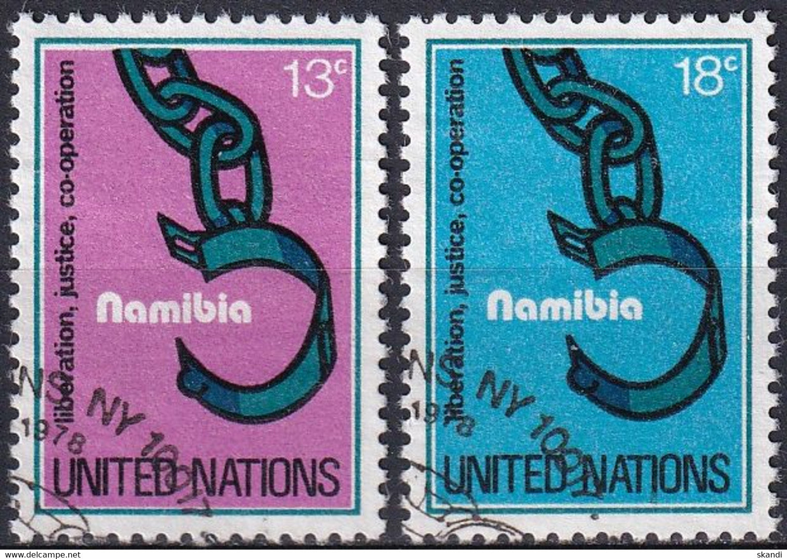 UNO NEW YORK 1978 Mi-Nr. 320/21 O Used - Aus Abo - Used Stamps