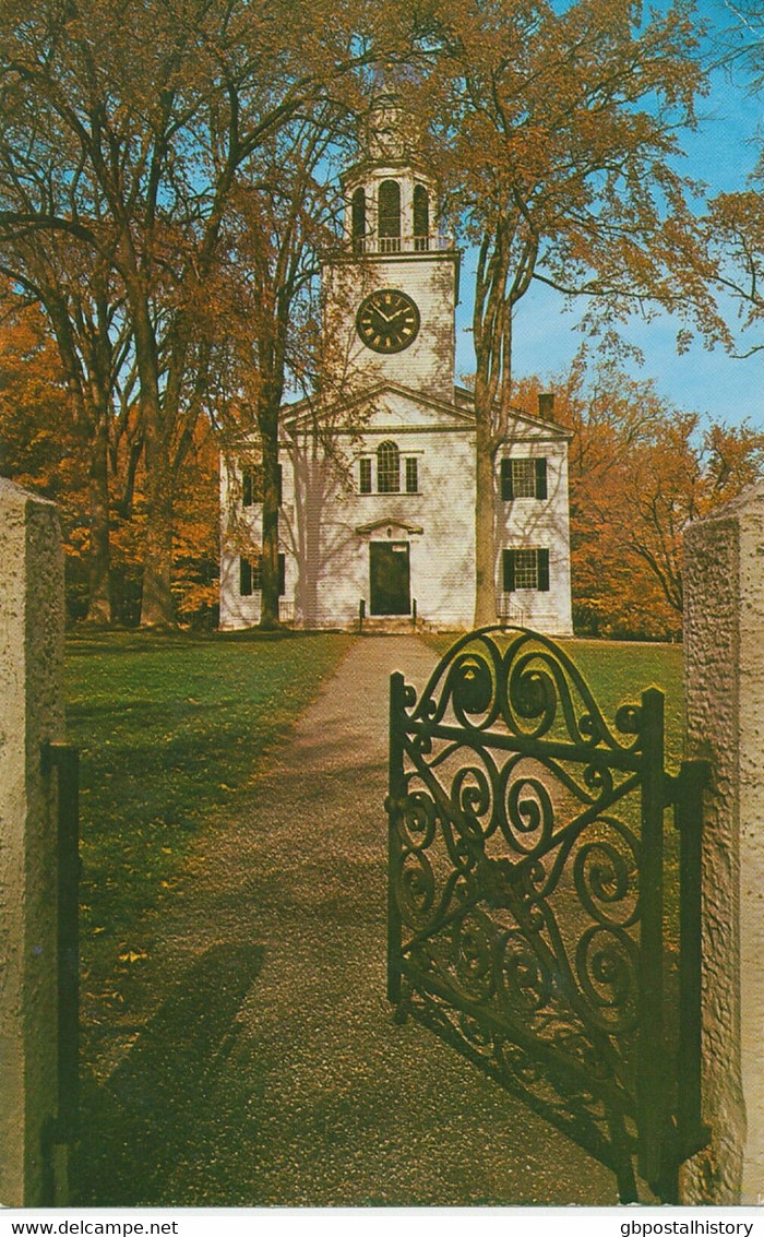 USA 1979 Superb Used Coloured Pc "The Church On The Hill Lenox, BERKSHIRES, Mass - Autres & Non Classés