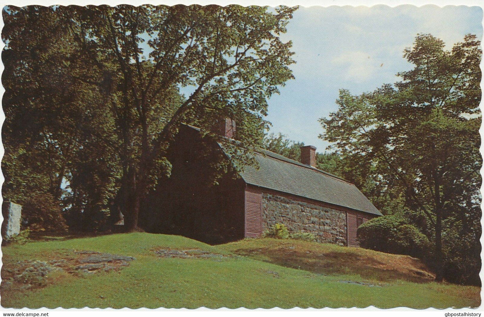 USA 1970 Superb Mint Coloured Pc OLD GAOL, Oldest Public Building In America YORK Maine - Altri & Non Classificati