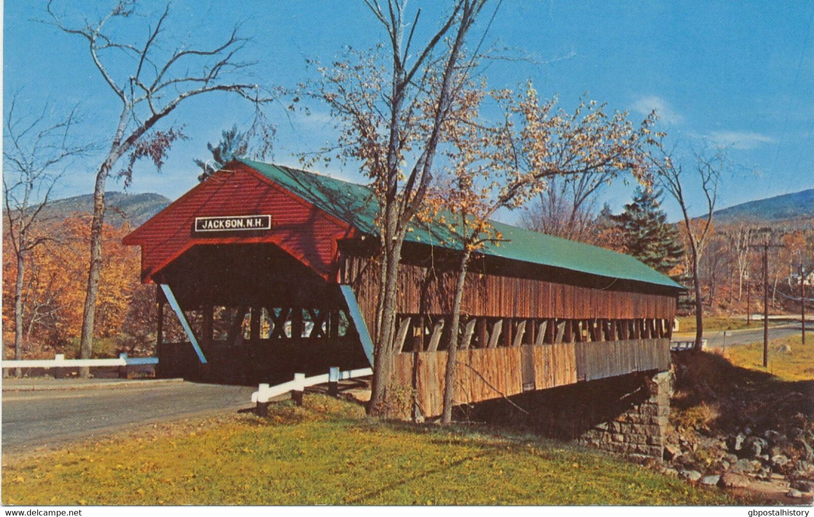 USA 1970 Superb Mint Coloured Pc "The JACKSON Bridge, New Hampshire" - Autres & Non Classés