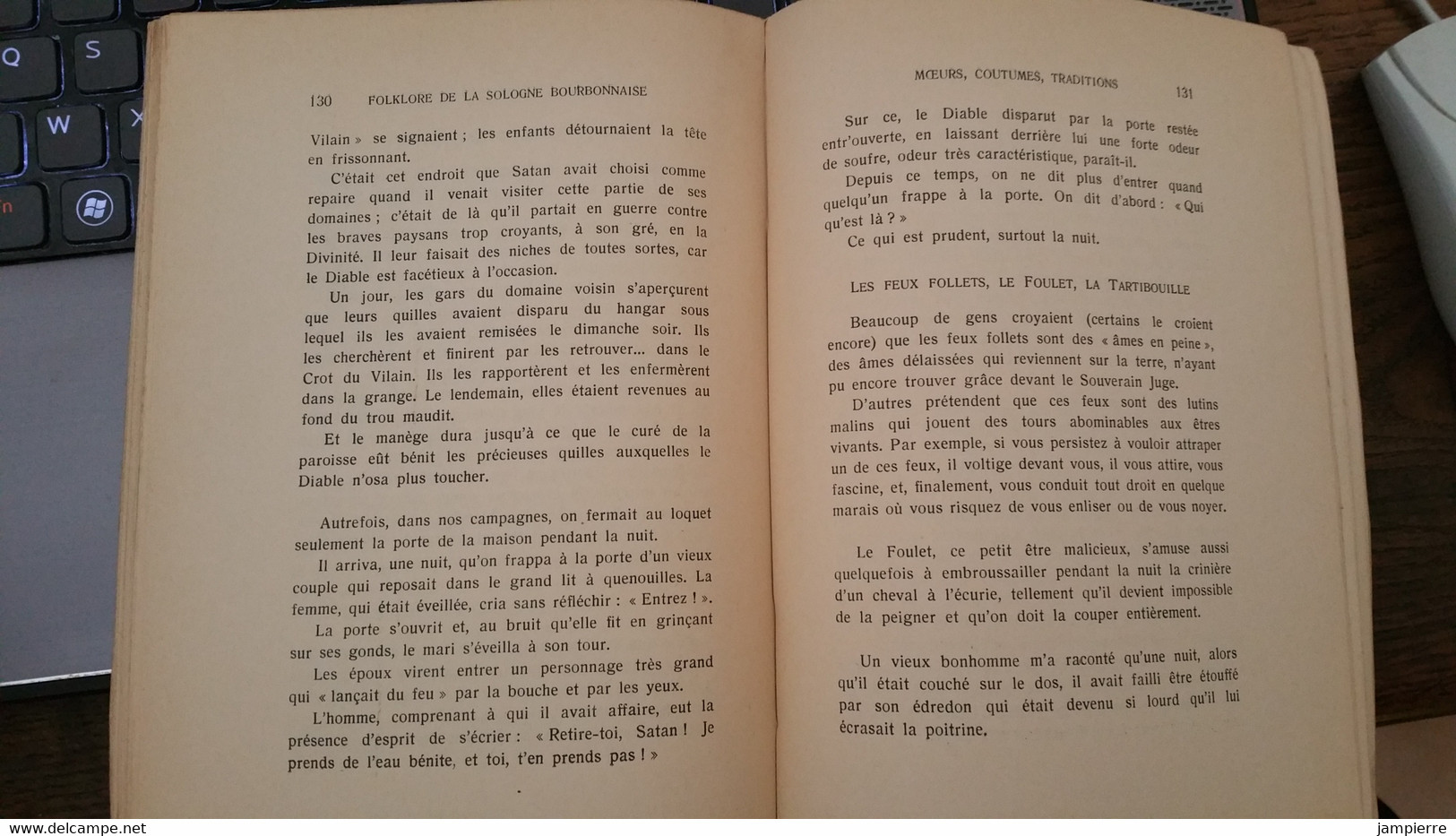 Essai De Folklore De La Sologne Bourbonnaise, Claude Rouleau - Préface De Joseph Viple - 1935, 186 Pages - Bourbonnais