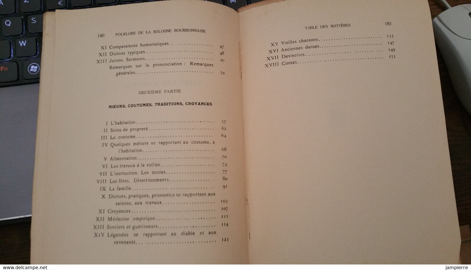 Essai De Folklore De La Sologne Bourbonnaise, Claude Rouleau - Préface De Joseph Viple - 1935, 186 Pages - Bourbonnais