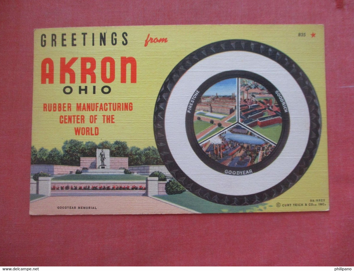 Greetings Akron  - Ohio > Akron >   Ref 4803 - Akron