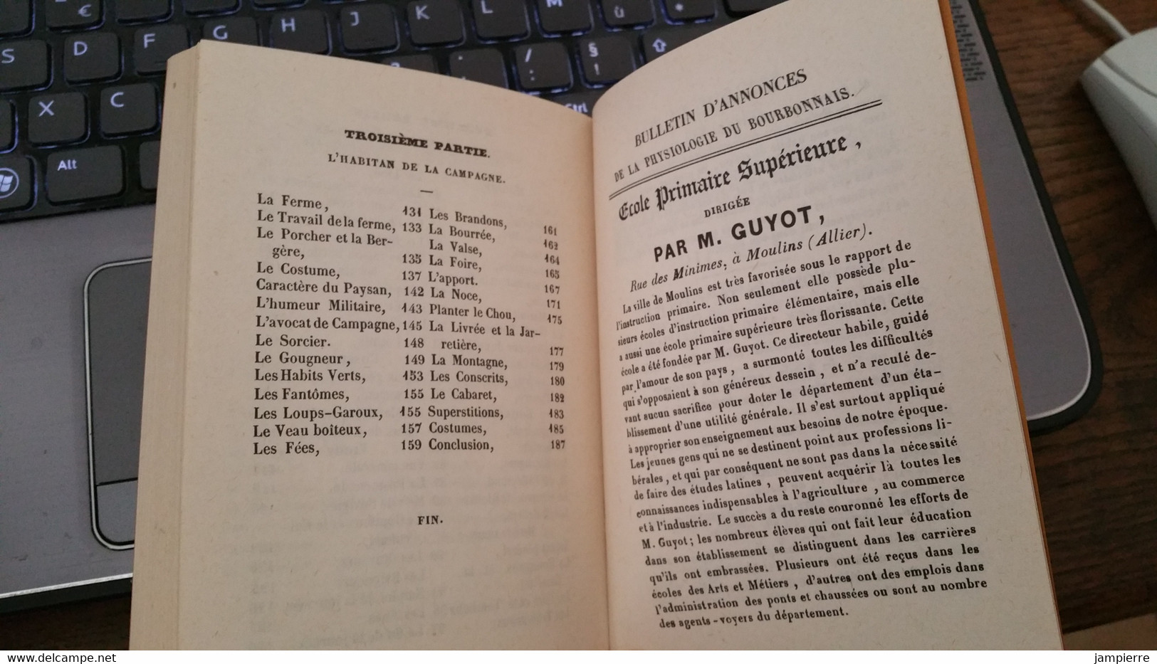 Physiologie Du Bourbonnais, Par B. Lewis, Illustrée De 60 Gravures Par Pottin - Réimpression De 1981, 196 Pages - Bourbonnais