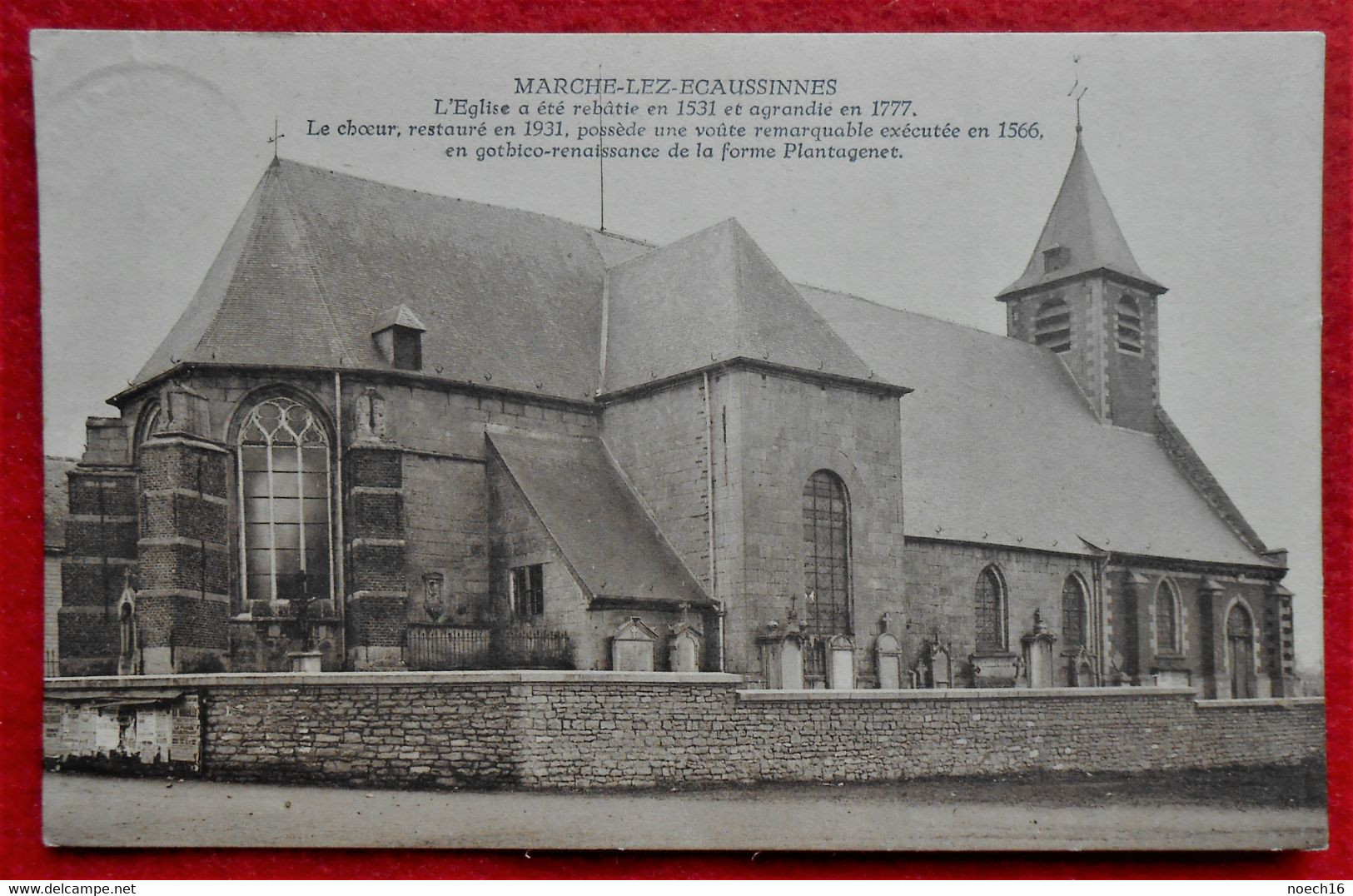 CPA Marche-Lez-Ecaussinnes, L'Eglise - Ecaussinnes