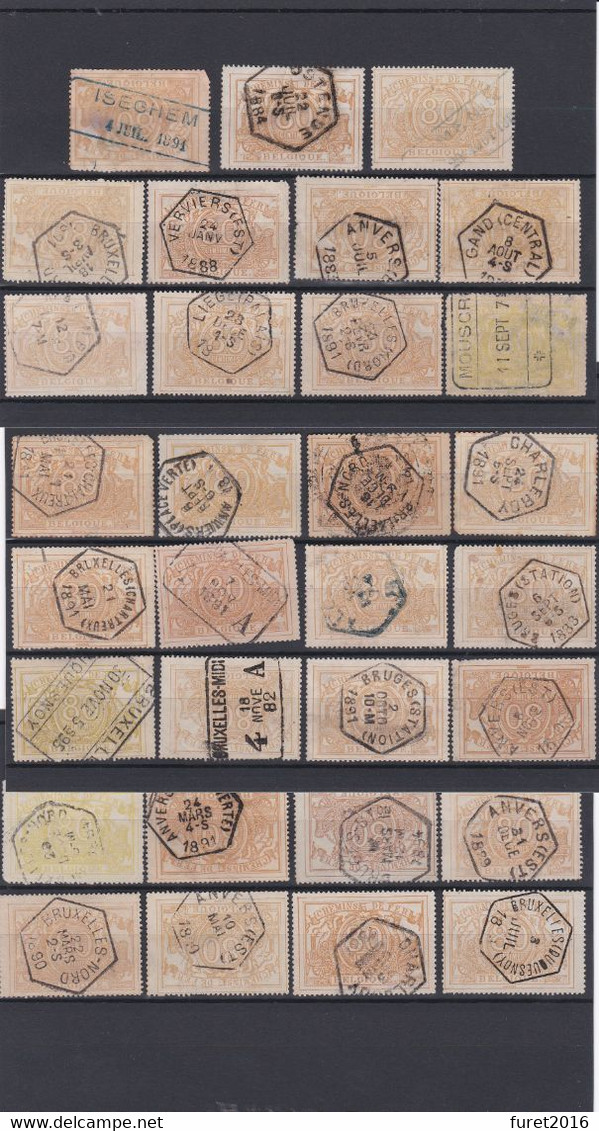 N° 12  : Lot De 31 Timbres  Qualité Mixte - Usados