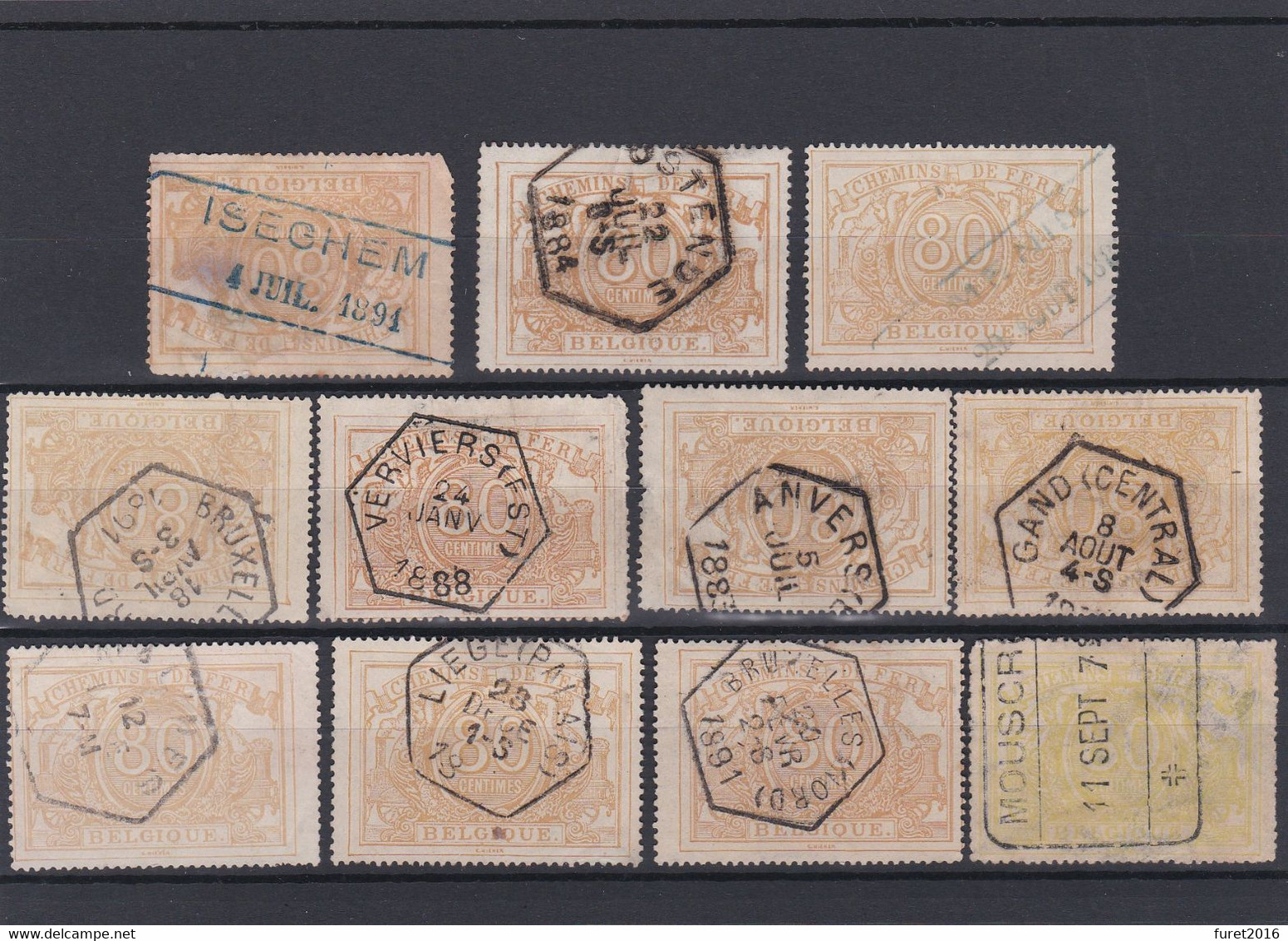 N° 12  : Lot De 31 Timbres  Qualité Mixte - Usados