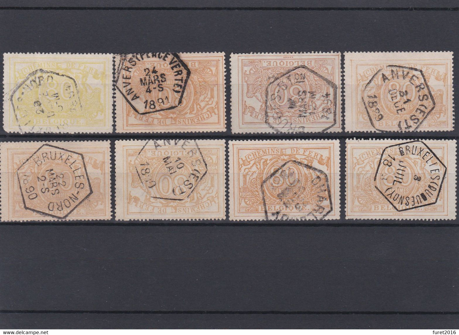 N° 12  : Lot De 31 Timbres  Qualité Mixte - Usati