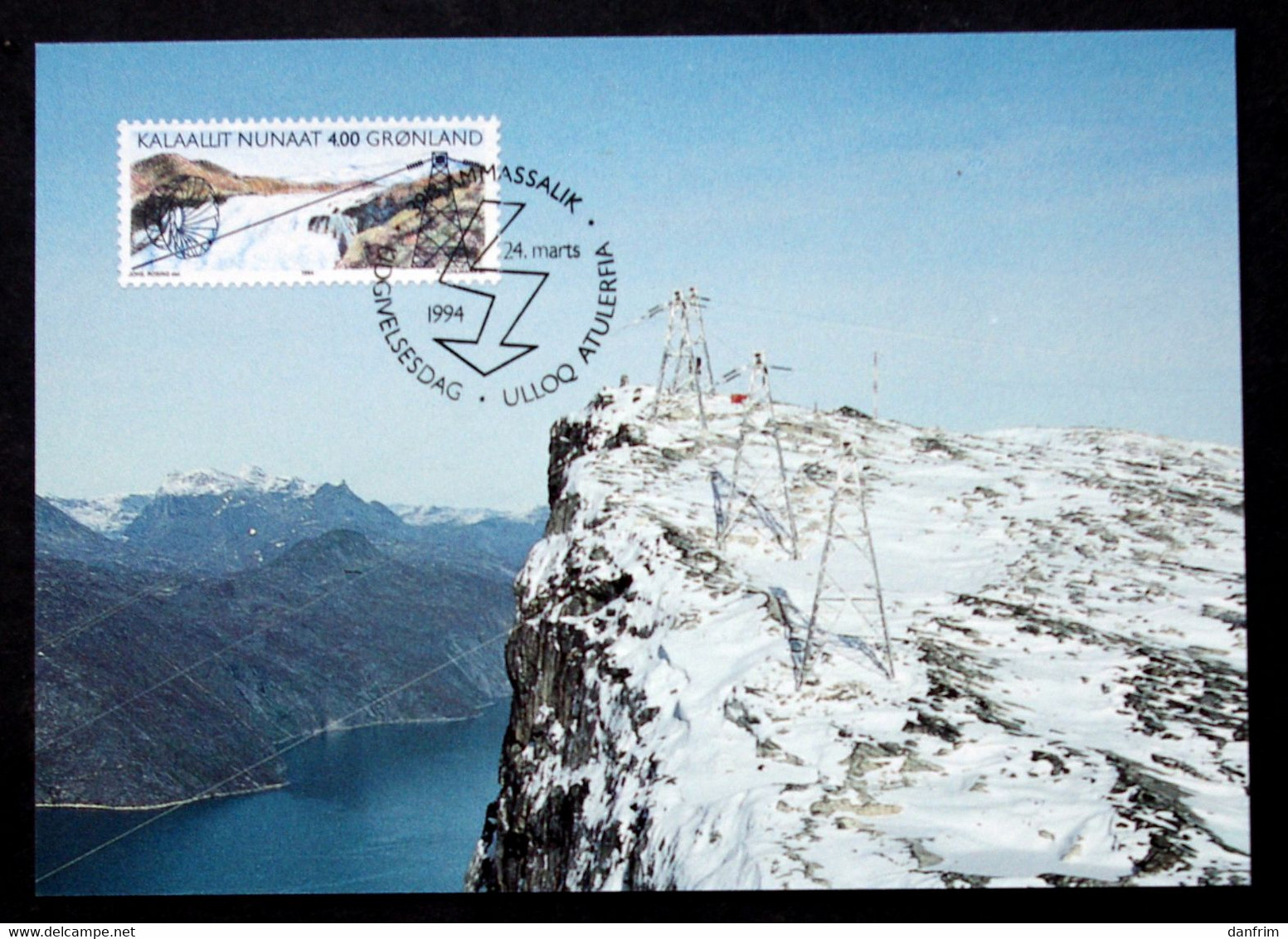 Greenland    1994   Minr. 246  Maximum Cards  ( Lot 430 ) - Maximumkaarten