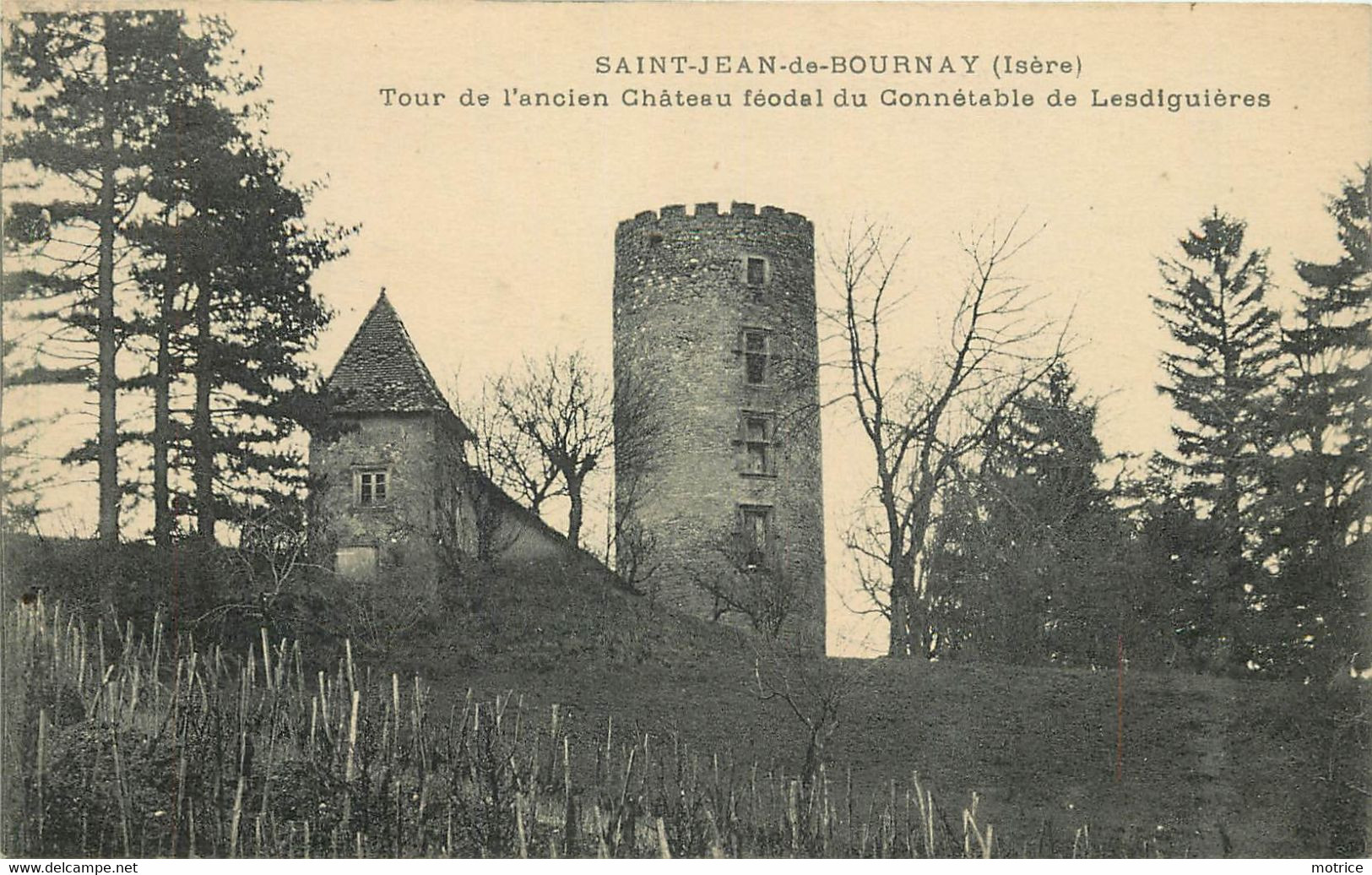 SAINT JEAN DE BOURNAY - Tour De L'ancien Château Féodal Du Connétable De Lesdiguières. - Saint-Jean-de-Bournay