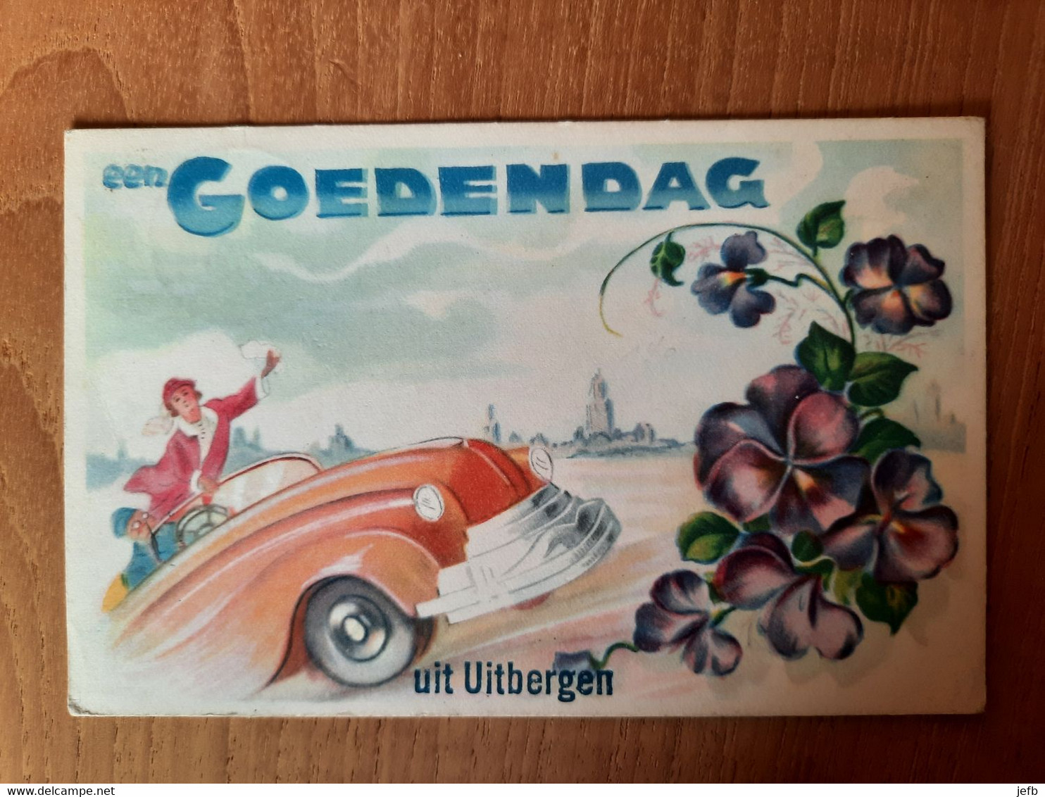 Een Goedendag Uit UItbergen - Verstuurd In 1950 Naar Ath - Berlare