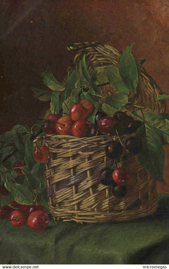 M. BILLING - Corbeille De Cerises - Billing, M.